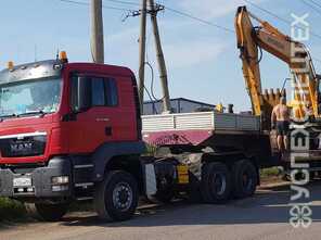 MAN TGS 33.480 6×6 ·  ЧМЗАП-99903 Аренда низкорамного трала