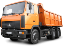 КАМАЗ, МАЗ · Объем кузова 7-25 м куб