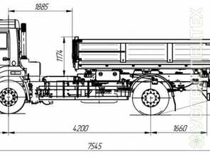 Камаз · AMKAR 658902 10E с местом под КМУ