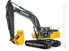 John Deer · Объем ковшей от 0.05 до 1.5 куба