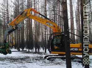 Гусеничный харвестер  · ЛТМ Лесник