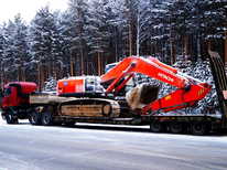 Перевозки тралами по региону и России ·  Перевозка Экскаваторов, катков, бульдозеров, погрузчиков.