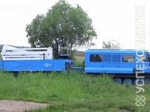 Гусеничный двухзвенный с гидроподъемником до 26 м. и люлькой · ТТМ-4902 ГП