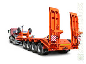 ВЫСОКОРАМНЫЙ ТРАЛ · Для перевозки строительной и дорожной техники 