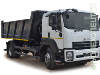 Isuzu  · Грузоподъемность 25 тонн, объем 16 кубов