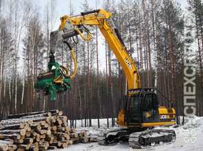Гусеничный харвестер  · ЛТМ Лесник