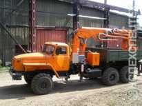 БУРИЛЬНО КРАНОВАЯ МАШИНА УБМ 85 · Урал 4320