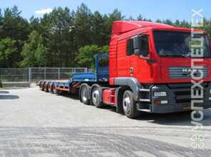 MAN · Тралы и площадки грузоперевозки негабарит