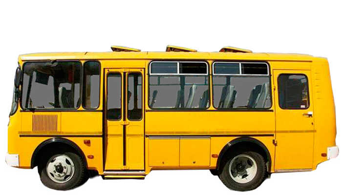 Автобус · ПАЗ Общее число мест (в т.ч. посадочных) 50 (30+1)