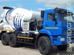 Камаз · 43118 Грузоподъемность по бетонной смеси,кг 8250