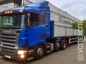 Scania · Длинномер с площадкой длиной 12 м