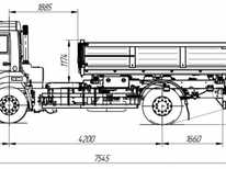 Камаз · AMKAR 658902 10E с местом под КМУ