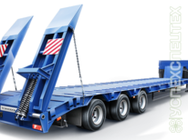 IVECO · Низкорамный. Грузоподъемность 20 тонн, рабочая длина площадки 12 м.