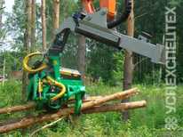 Гусеничный харвестер  · ЛТМ Лесник