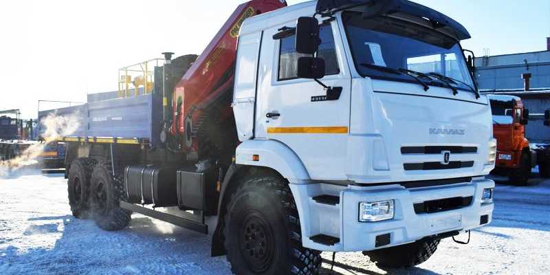 Камаз 43118  · КМУ  Palfinger PK 18500