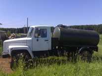 ЗИЛ, ГАЗ · Объем цистерн 5 кубов и 4 куба