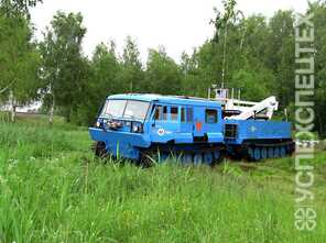 Гусеничный двухзвенный с гидроподъемником до 26 м. и люлькой · ТТМ-4902 ГП