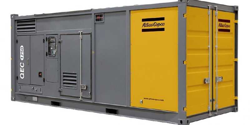 Atlas Copco · Мощность 1000 кВт/1250 кВА
