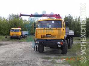 КАМАЗ · 43118 Бортовой платформой и крано-манипуляторной установкой Amco Veba