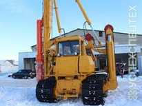 Сваебойные установки · Длина погружаемой сваи 12-14 м