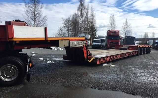 Аренда низкорамного трала · для перевозки грузов по всей России