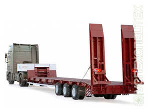 Услуги низкорамного трала от 20 до 300 тн · Длина платформы от 16 до 40 метров