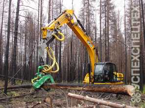 Гусеничный харвестер  · ЛТМ Лесник
