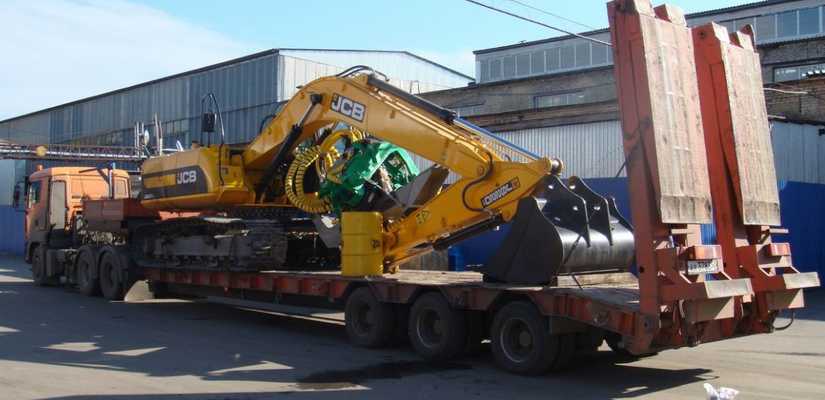 Гусеничный харвестер  · ЛТМ Лесник