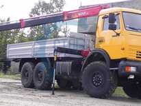 КАМАЗ · 43118 Бортовой платформой и крано-манипуляторной установкой Amco Veba